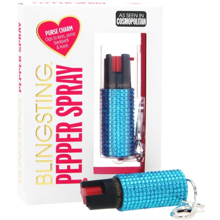 Blingsting Pepper Spray Blue Guerrilla Defense Personal Protection