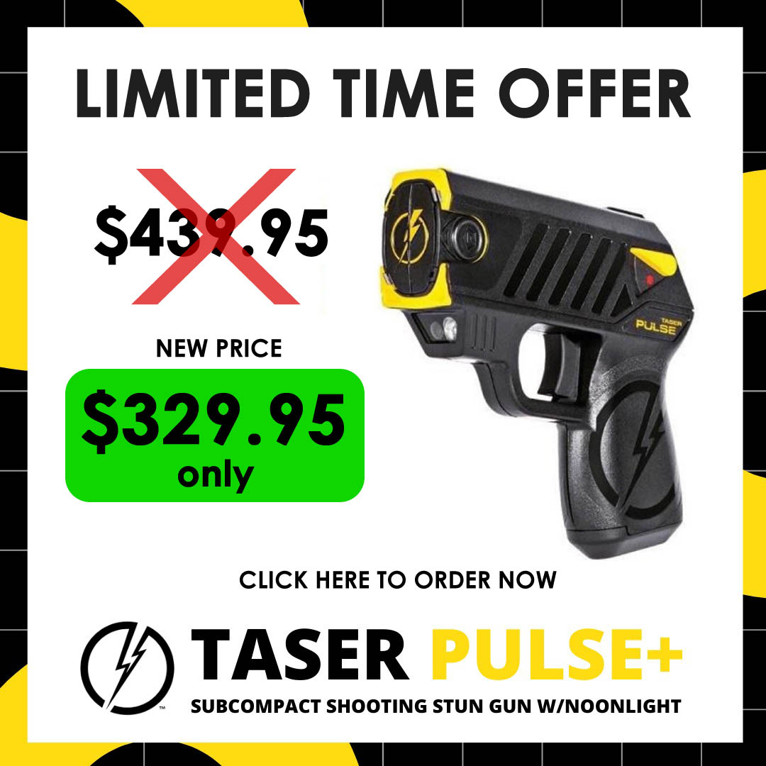 Taser Pulse Subcompact Shooting Limited Time Offer $329 only